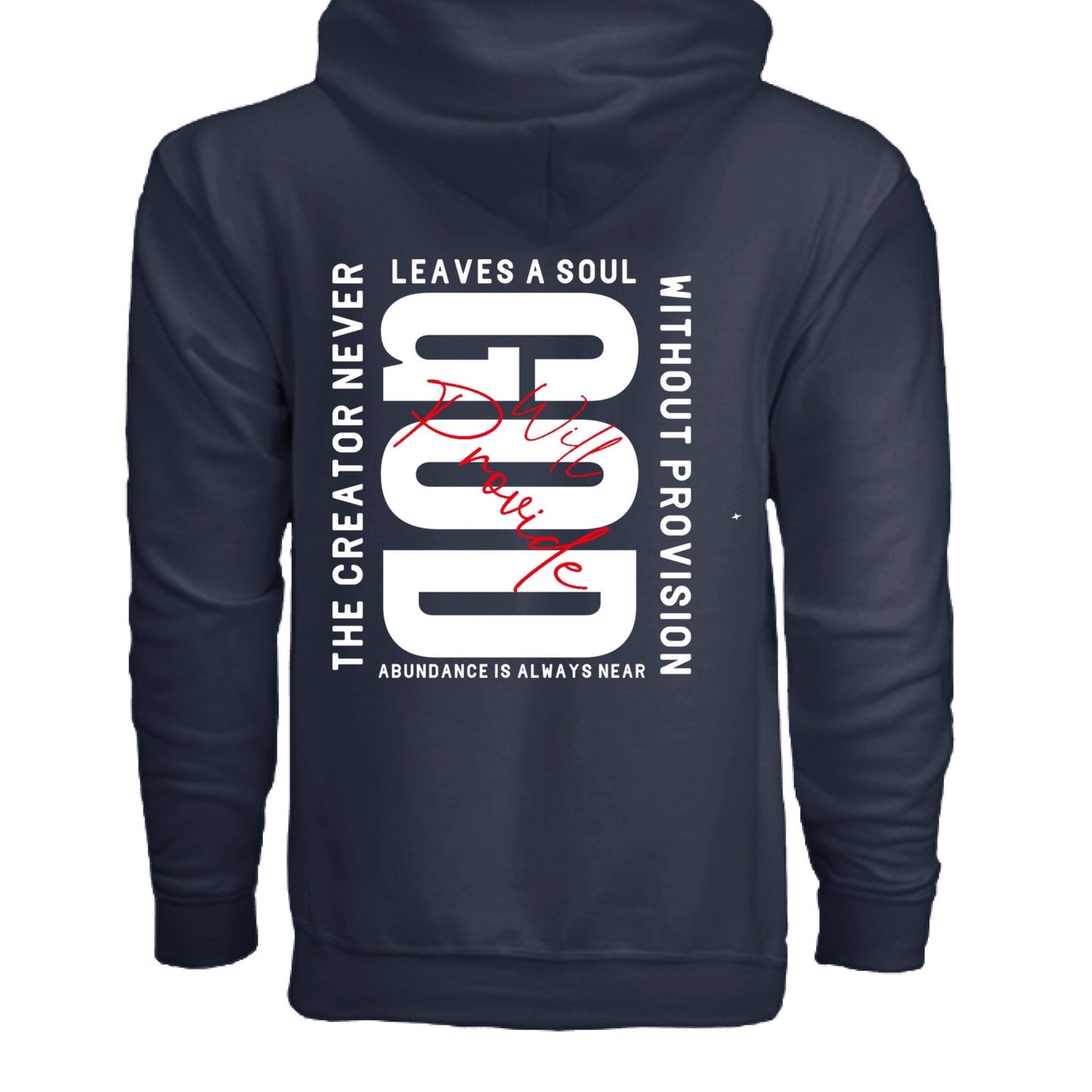 He Will Provide Unisex Full - zip Hooded Sweatshirt - ClaimedbyGodDesigns