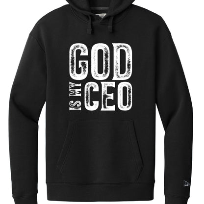 He Is My Ceo Unisex Christian Pullover Hooded Sweatshirt - ClaimedbyGodDesigns