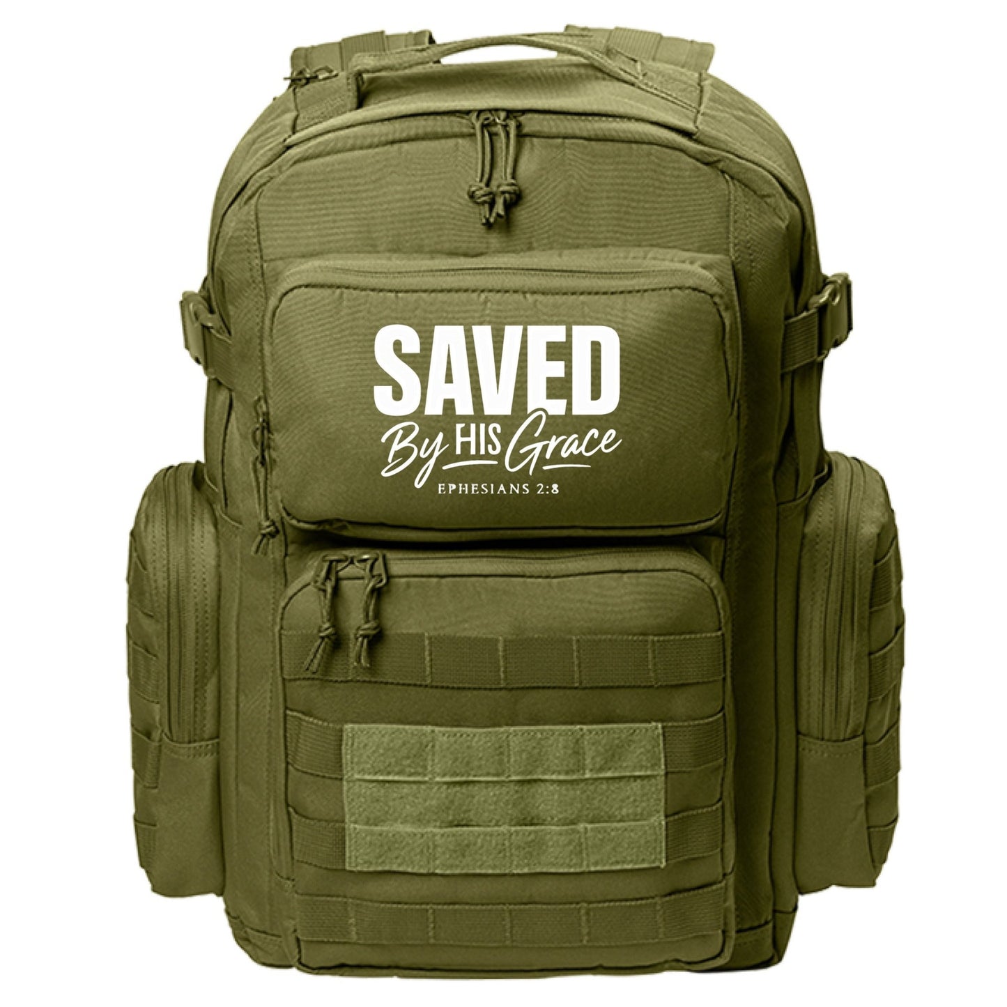 Saved By His Grace Christian Backpack - ClaimedbyGodDesigns