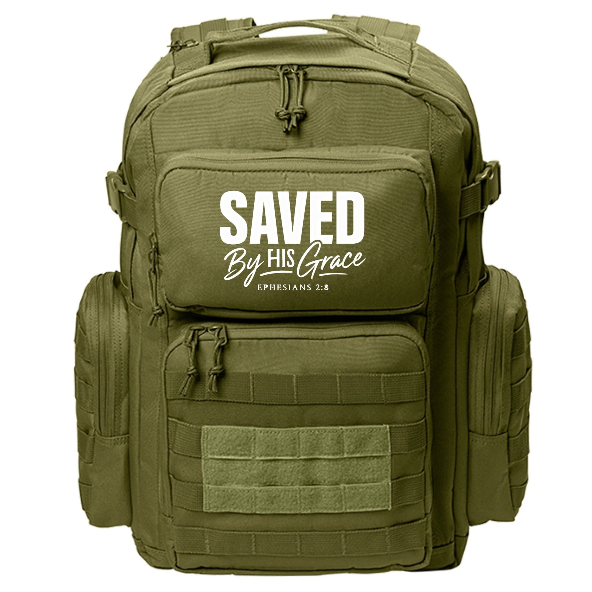 Saved By His Grace Christian Backpack - ClaimedbyGodDesigns
