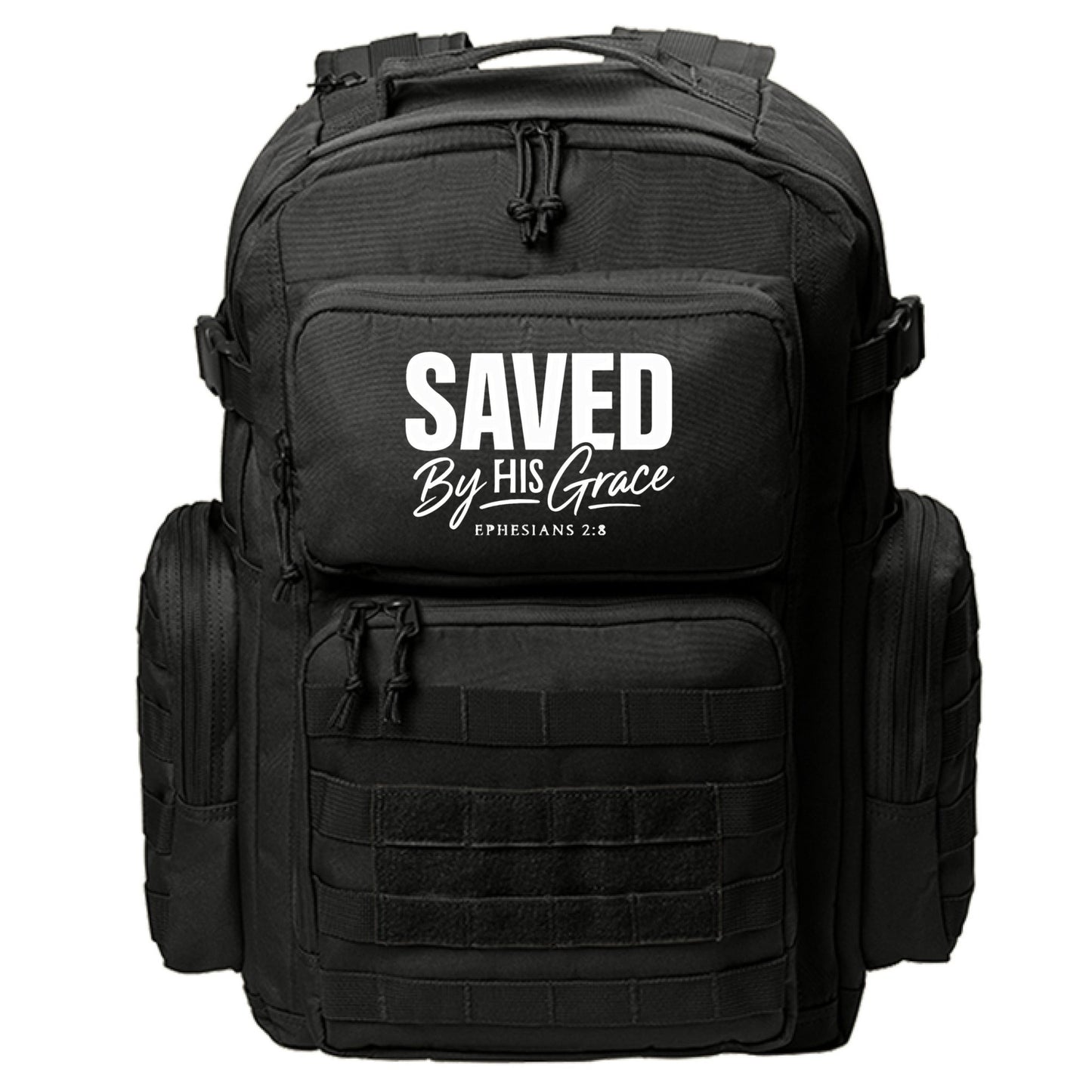 Saved By His Grace Christian Backpack - ClaimedbyGodDesigns