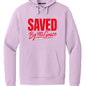 Saved By His Grace Unisex Christian Pullover Hooded Sweatshirt - ClaimedbyGodDesigns