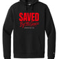 Saved By His Grace Unisex Christian Pullover Hooded Sweatshirt - ClaimedbyGodDesigns