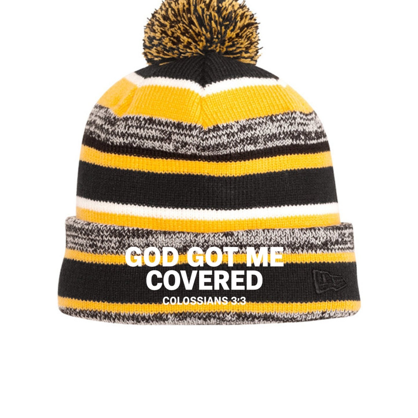 He Got Me Covered Adult Christian Beanie - ClaimedbyGodDesigns