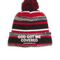 He Got Me Covered Adult Christian Beanie - ClaimedbyGodDesigns
