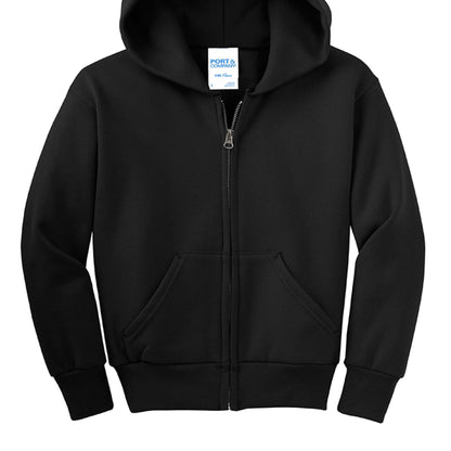 Faith has no borders Youth Christian Full - Zip Hooded Sweatshirt - ClaimedbyGodDesigns