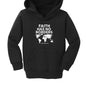 Faith Has No Borders Toddler Christian Pullover Hooded Sweatshirt - ClaimedbyGodDesigns