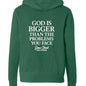 He Is Bigger Christian Unisex Full - Zip Hooded Sweatshirt - ClaimedbyGodDesigns