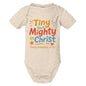 Tiny But Mighty Baby Christian Jumpsuit - ClaimedbyGodDesigns