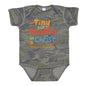 Tiny But Mighty Baby Christian Jumpsuit - ClaimedbyGodDesigns