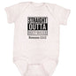 Straight Outta Holy Water Baby Christian Jumpsuit - ClaimedbyGodDesigns