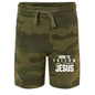 Born To Follow Him Toddler Christian Lightweight Special Blend Sweatshorts - ClaimedbyGodDesigns