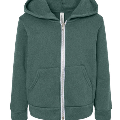 He Is Greater Toddler Christian Full - Zip Hooded Sweatshirt - ClaimedbyGodDesigns