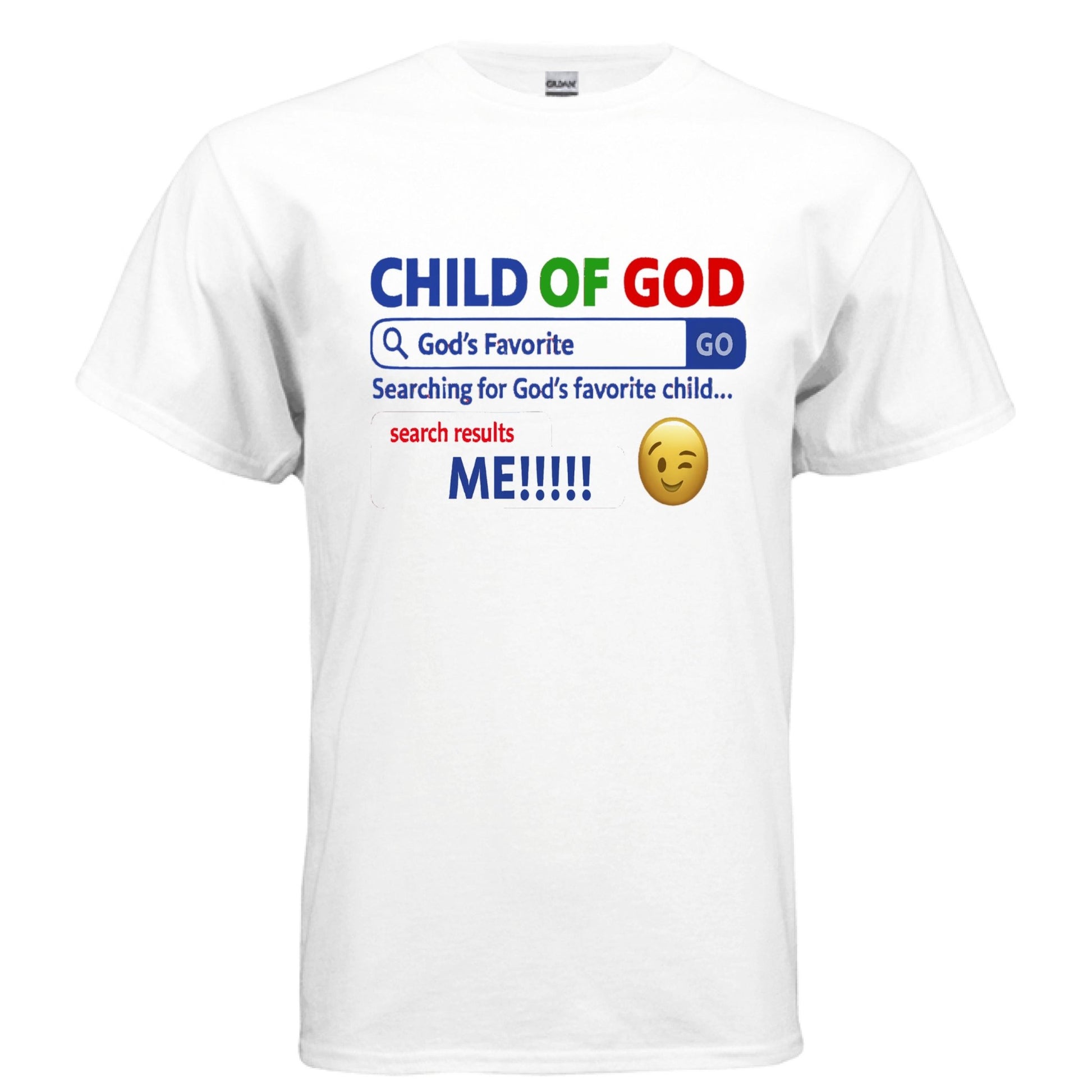 His Child Funny Search Engine Unisex Christian T-shirt - ClaimedbyGodDesigns