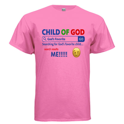 His Child Funny Search Engine Unisex Christian T-shirt - ClaimedbyGodDesigns