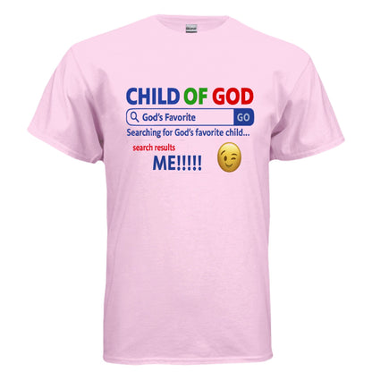 His Child Funny Search Engine Unisex Christian T-shirt - ClaimedbyGodDesigns