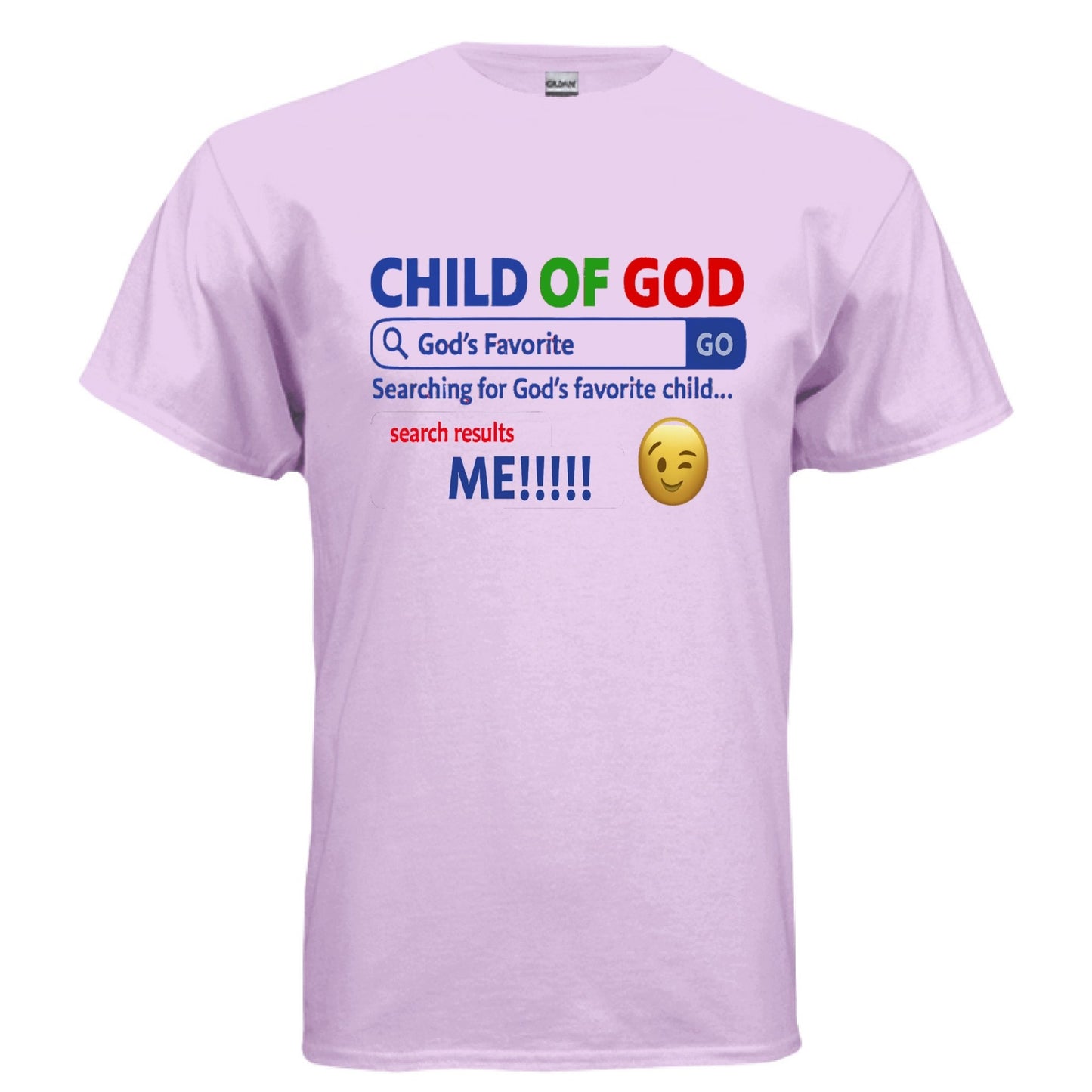 His Child Funny Search Engine Unisex Christian T-shirt - ClaimedbyGodDesigns