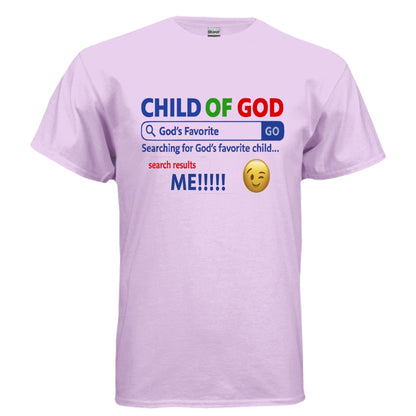 His Child Funny Search Engine Unisex Christian T-shirt - ClaimedbyGodDesigns