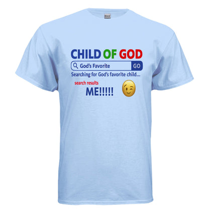 His Child Funny Search Engine Unisex Christian T-shirt - ClaimedbyGodDesigns
