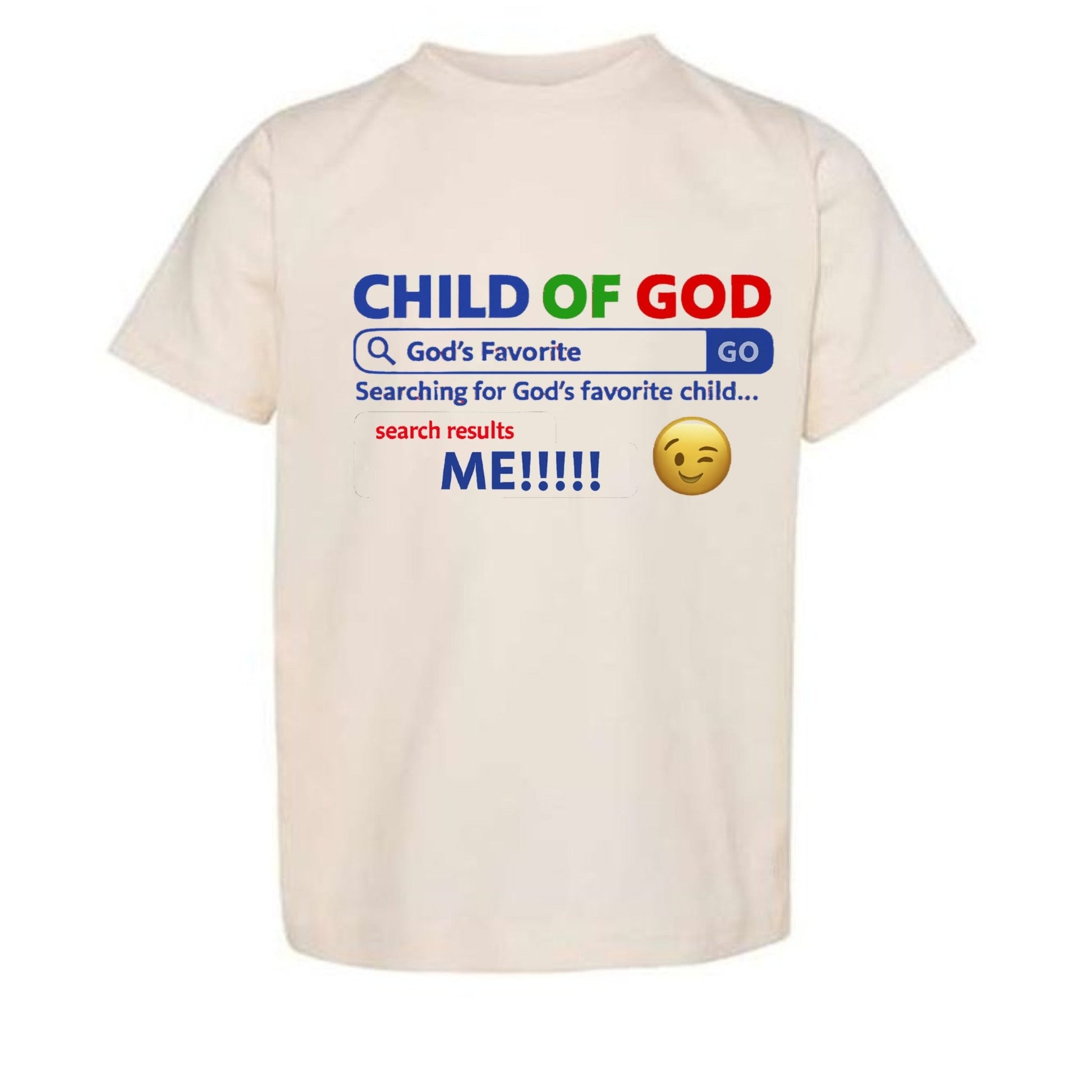 His Child Funny Search Engine Toddler Christian T-shirt - ClaimedbyGodDesigns
