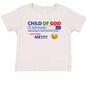 His Child Funny Search Engine Toddler Christian T-shirt - ClaimedbyGodDesigns