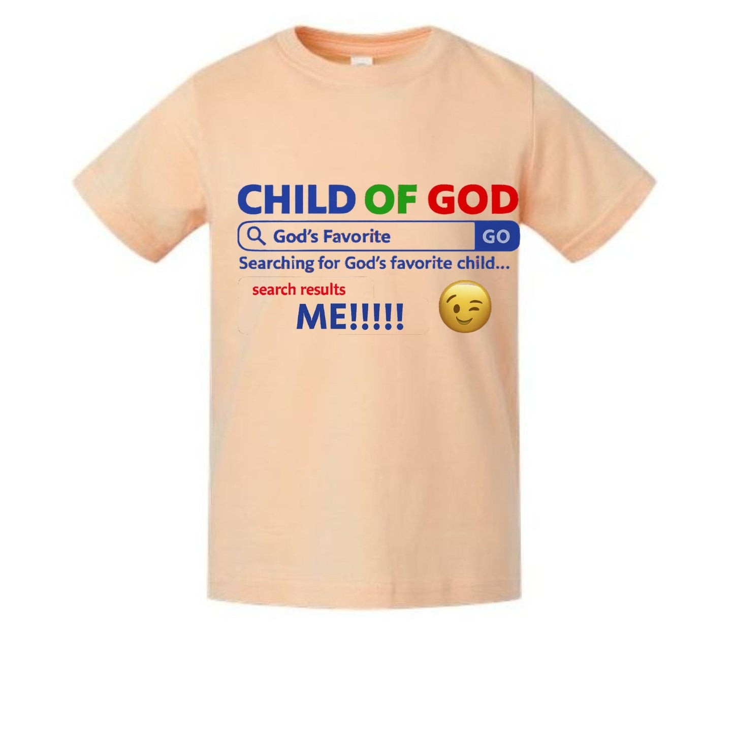 His Child Funny Search Engine Toddler Christian T-shirt - ClaimedbyGodDesigns