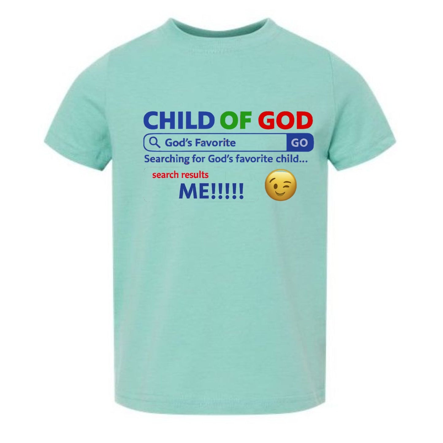 His Child Funny Search Engine Toddler Christian T-shirt - ClaimedbyGodDesigns