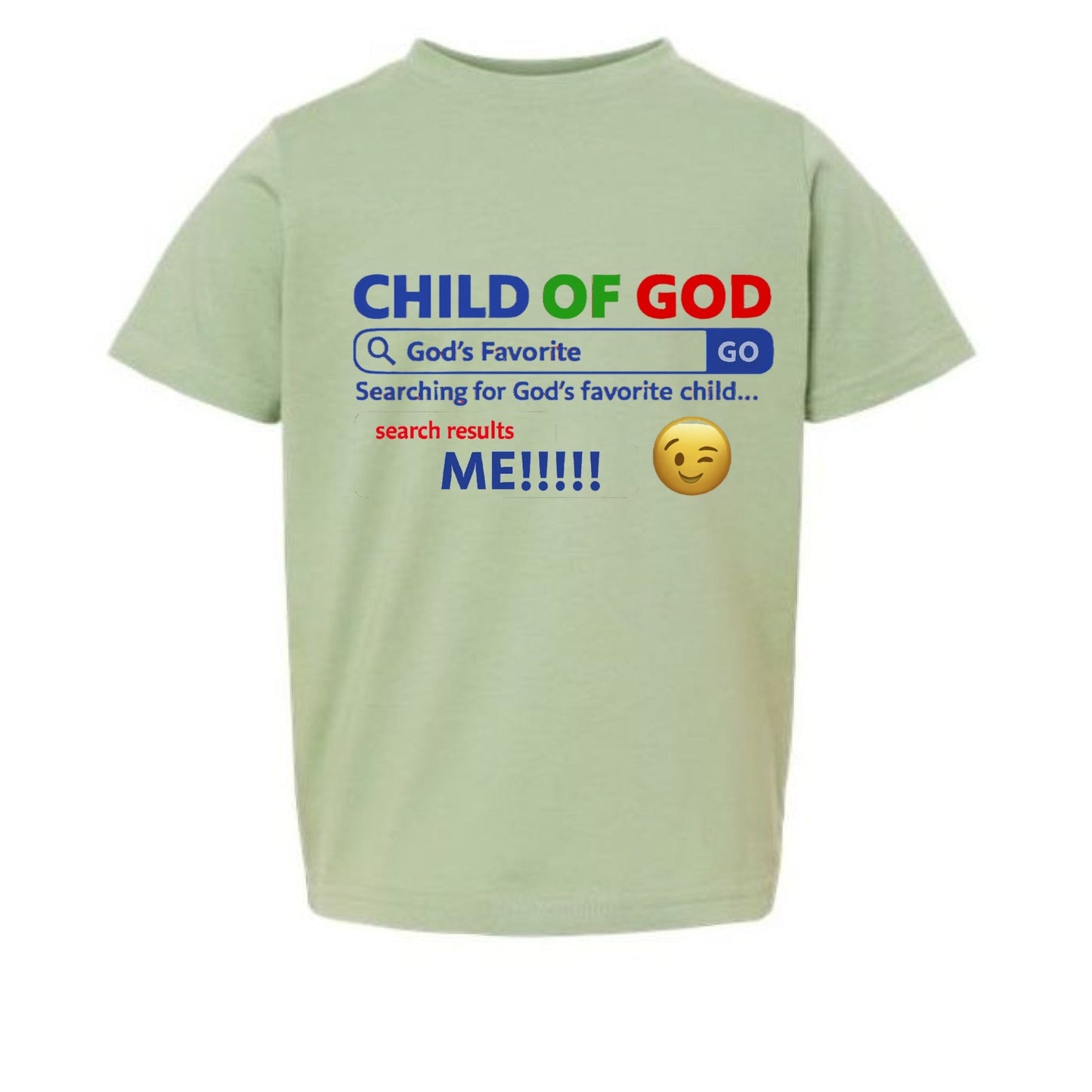 His Child Funny Search Engine Toddler Christian T-shirt - ClaimedbyGodDesigns
