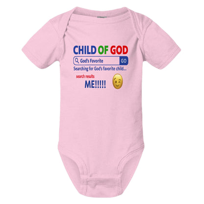 His Child Funny Search Engine Baby Christian Jumpsuit - ClaimedbyGodDesigns