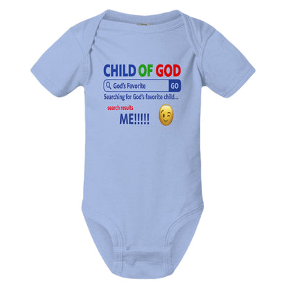His Child Funny Search Engine Baby Christian Jumpsuit - ClaimedbyGodDesigns