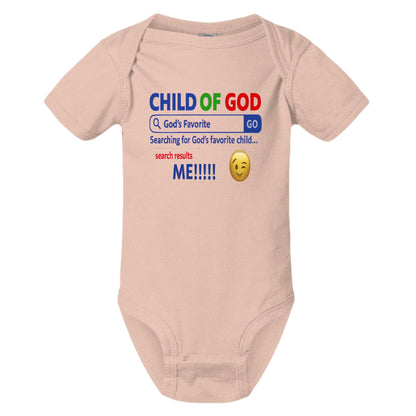 His Child Funny Search Engine Baby Christian Jumpsuit - ClaimedbyGodDesigns