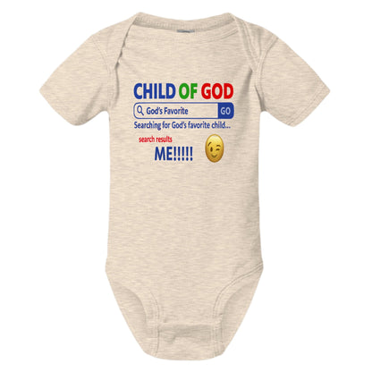 His Child Funny Search Engine Baby Christian Jumpsuit - ClaimedbyGodDesigns