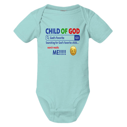 His Child Funny Search Engine Baby Christian Jumpsuit - ClaimedbyGodDesigns