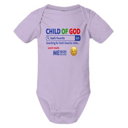 His Child Funny Search Engine Baby Christian Jumpsuit - ClaimedbyGodDesigns