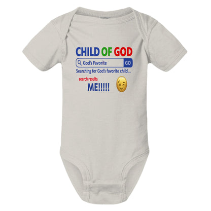 His Child Funny Search Engine Baby Christian Jumpsuit - ClaimedbyGodDesigns