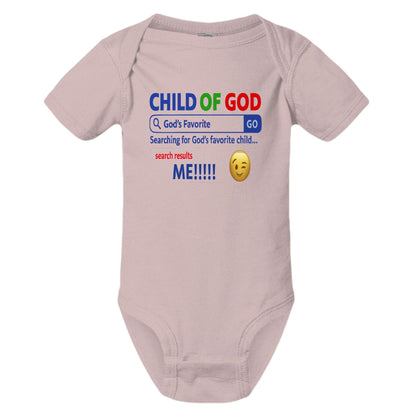 His Child Funny Search Engine Baby Christian Jumpsuit - ClaimedbyGodDesigns