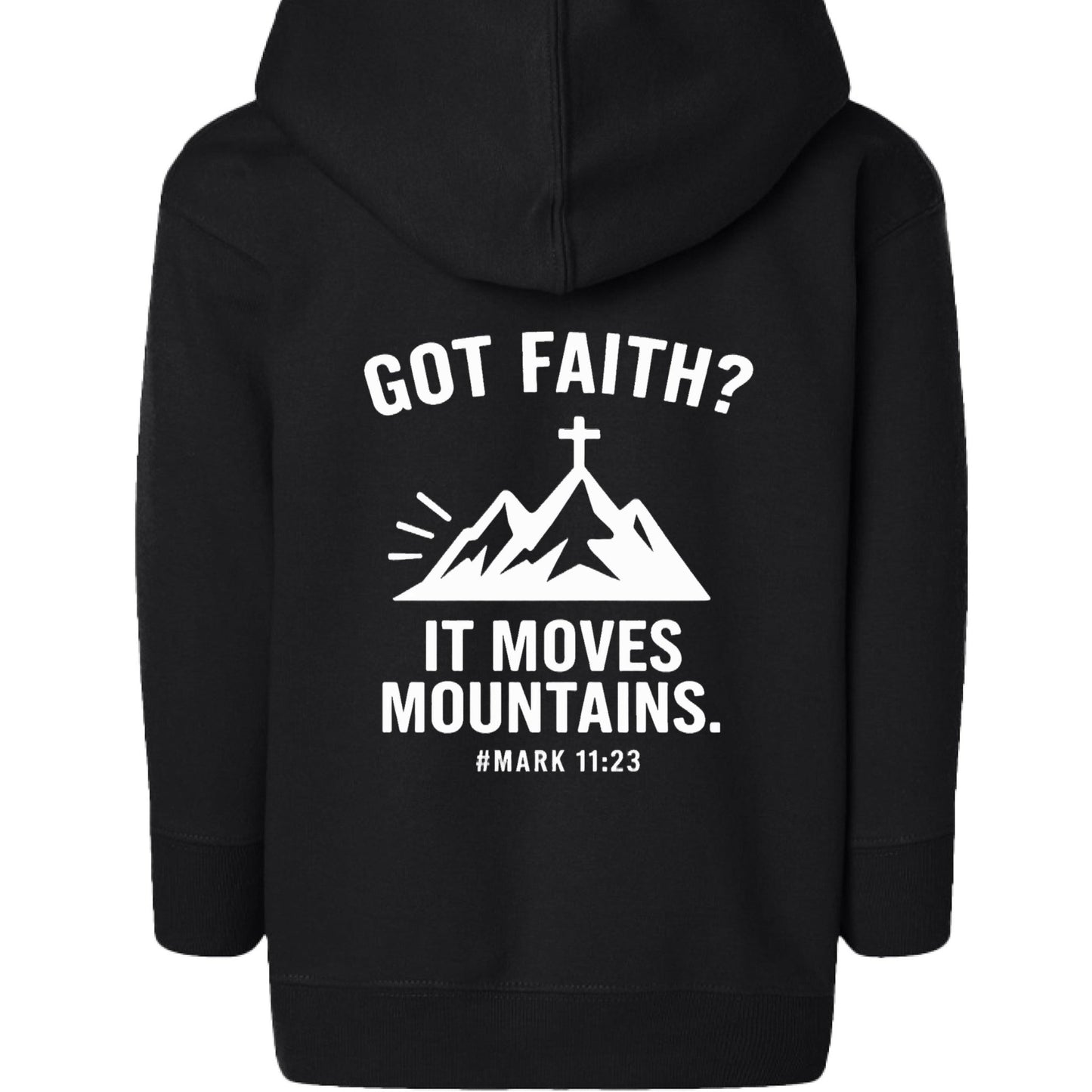 Got Faith Christian Toddler Full - Zip Hooded Sweatshirt - ClaimedbyGodDesigns