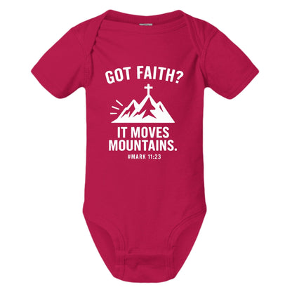 Got Faith Christian Baby Jumpsuit - ClaimedbyGodDesigns