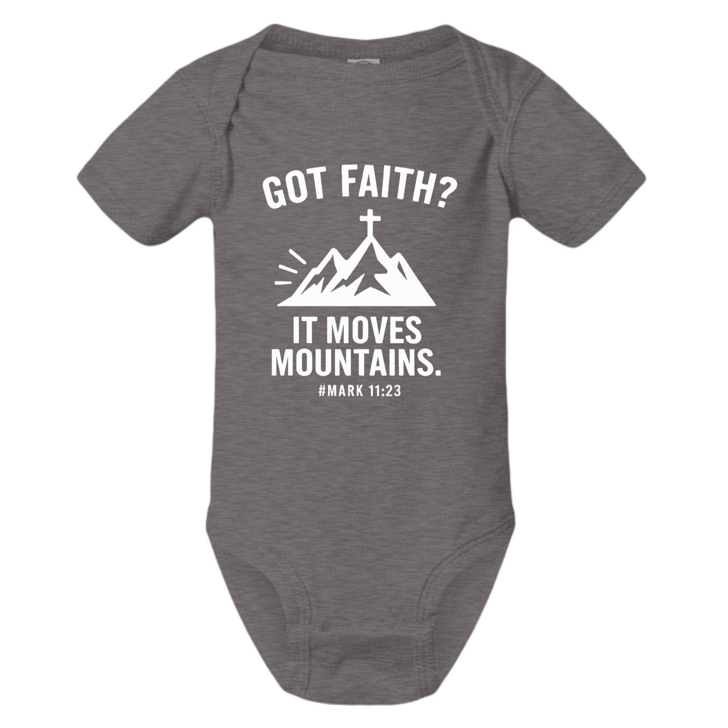 Got Faith Christian Baby Jumpsuit - ClaimedbyGodDesigns