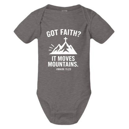 Got Faith Christian Baby Jumpsuit - ClaimedbyGodDesigns