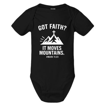 Got Faith Christian Baby Jumpsuit - ClaimedbyGodDesigns