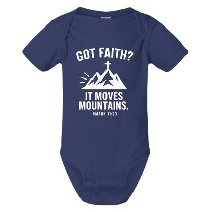 Got Faith Christian Baby Jumpsuit - ClaimedbyGodDesigns