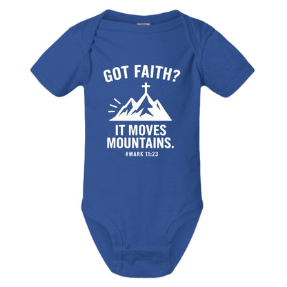 Got Faith Christian Baby Jumpsuit - ClaimedbyGodDesigns