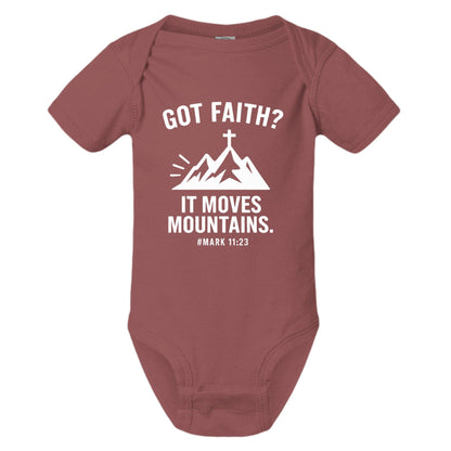Got Faith Christian Baby Jumpsuit - ClaimedbyGodDesigns