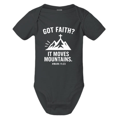 Got Faith Christian Baby Jumpsuit - ClaimedbyGodDesigns