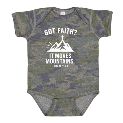 Got Faith Christian Baby Jumpsuit - ClaimedbyGodDesigns