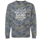 When All Fails He Remains Christian Unisex Pullover Sweatshirt - ClaimedbyGodDesigns
