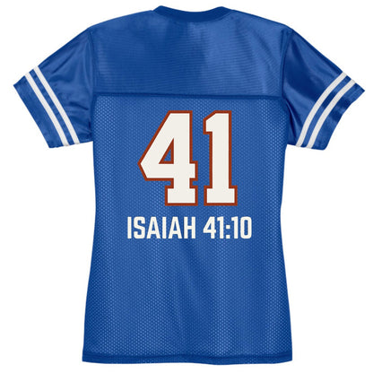 Isaiah 41 Women’s Christian Jersey - ClaimedbyGodDesigns