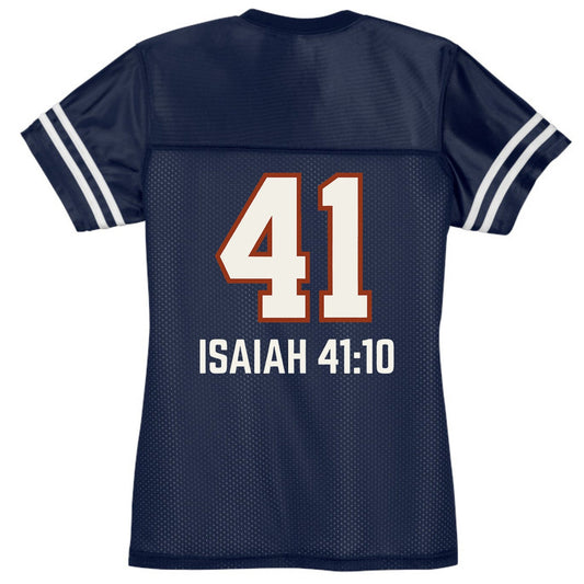 Isaiah 41 Women’s Christian Jersey - ClaimedbyGodDesigns