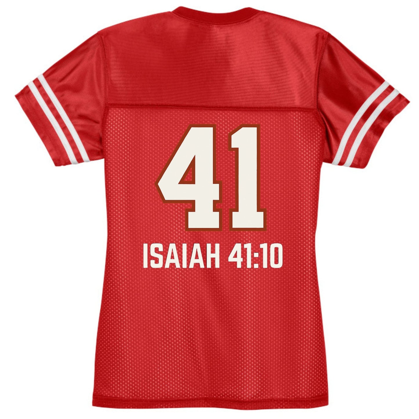 Isaiah 41 Women’s Christian Jersey - ClaimedbyGodDesigns